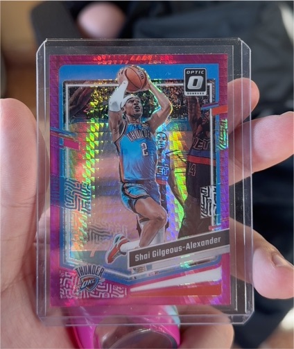 2023-24 Panini Donruss Optic #104 Shai Gilgeous-Alexander — front