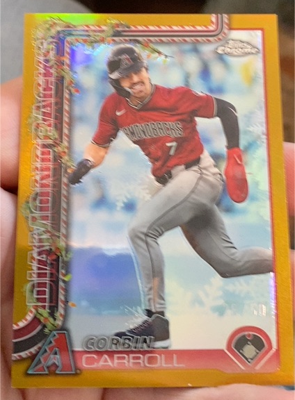 2025 Topps Holiday #H158 Corbin Carroll — front