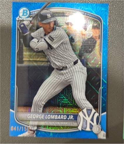 2025 Bowman Chrome #BCP-164 George Lombard Jr — front