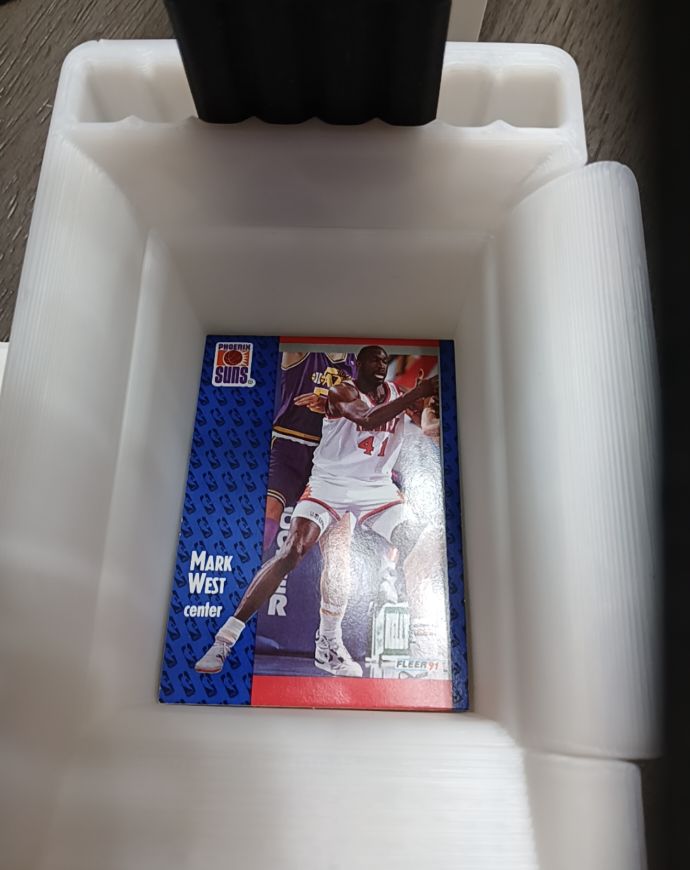 1991-92 Fleer #165 Mark West — front