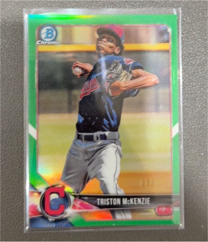 2018 Bowman Chrome Draft #BDC-162 Triston McKenzie — front