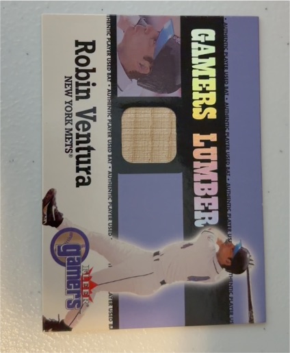 2000 Fleer Gamers Lumber #NNO Robin Ventura — front
