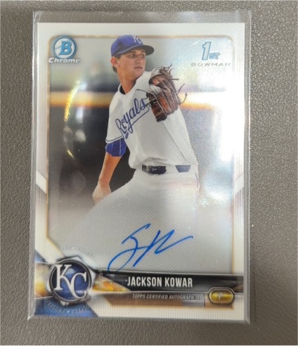 2018 Bowman Chrome Draft Autographs #CDA-JKO Jackson Kowar — front