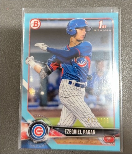 2018 Bowman Draft #BD-106 Ezequiel Pagan — front
