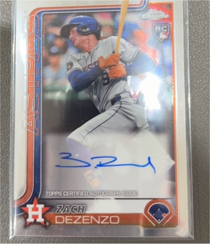 2025 Topps Chrome #RA-ZD Zach Dezenzo — front