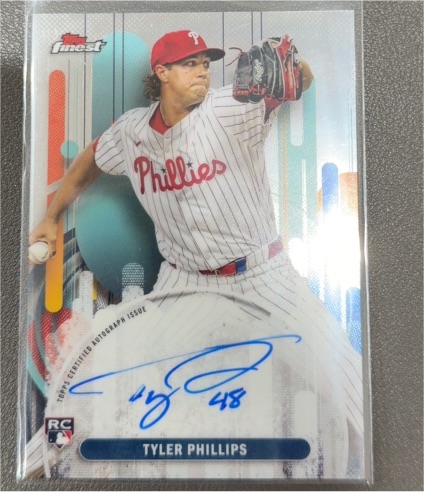 2025 Topps Finest #FA-TP Tyler Phillips — front