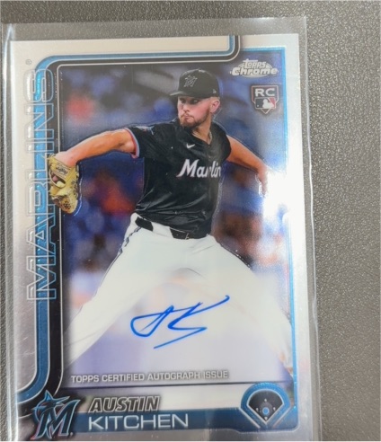 2025 Topps Chrome #RA-AKI Austin Kitchen — front