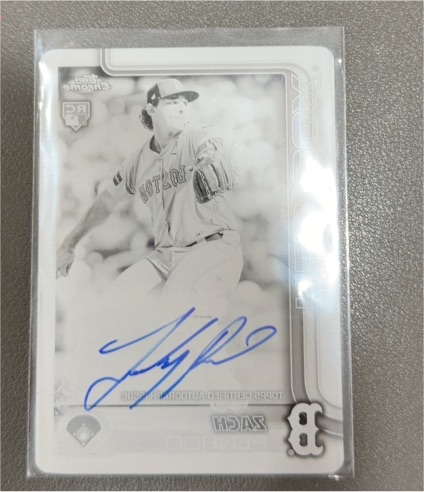 2025 Topps Chrome Rookie Autographs #RA-ZEF Zach Eflin — front
