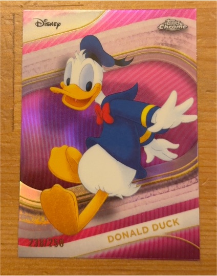 2025 Topps Chrome Disney #34 Donald Duck — front