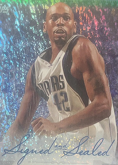 1995-96 Fleer Metal #155 Antonio Davis — front