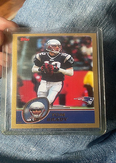 2003 Topps #258 Tom Brady — front