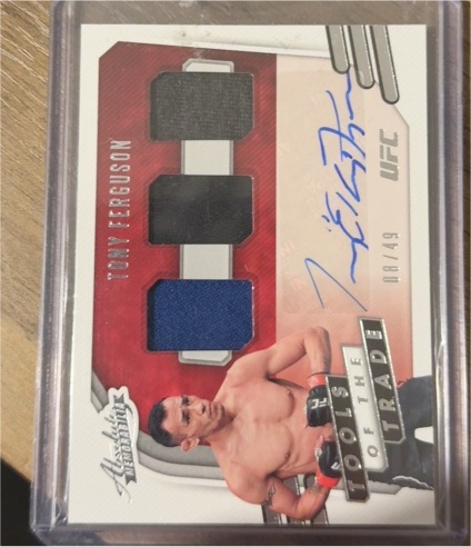 2021 Panini Chronicles Absolute Tools of the Trade #TT-TF Tony Ferguson — front