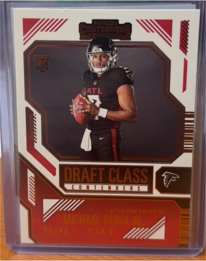 2024 Panini Contenders Draft Class Contenders #9 Michael Penix Jr. — front