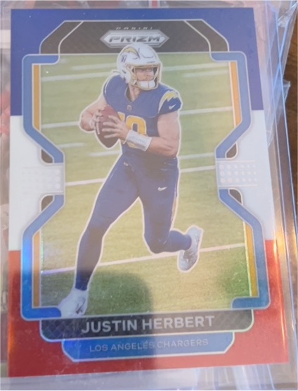 2021 Panini Prizm #169 Justin Herbert — front