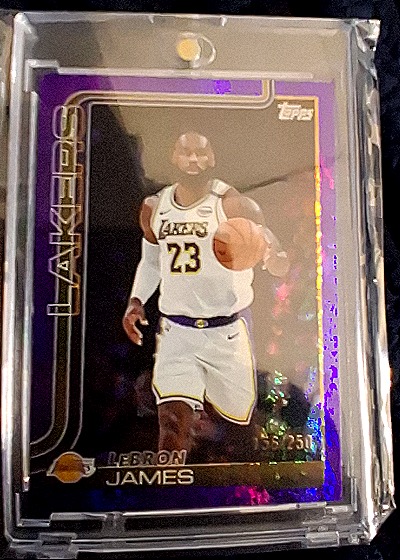 2025-26 Topps Basketball #150 LeBron James — front