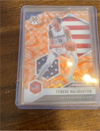 2020-21 Panini Mosaic National Pride #258 Tyrese Haliburton — front