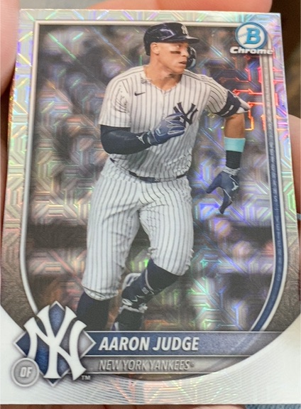 2025 Bowman Chrome #99 Aaron Judge — front
