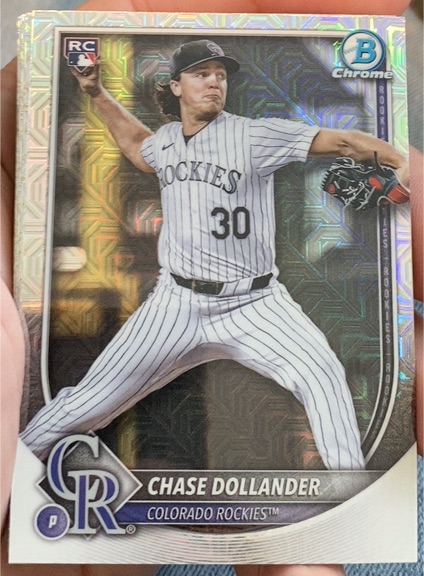 2025 Bowman Chrome #62 Chase Dollander — front
