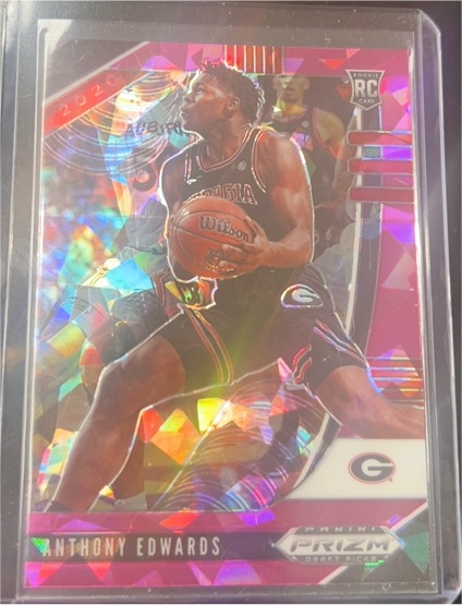 2020-21 Panini Prizm Draft Picks #1 Anthony Edwards — front