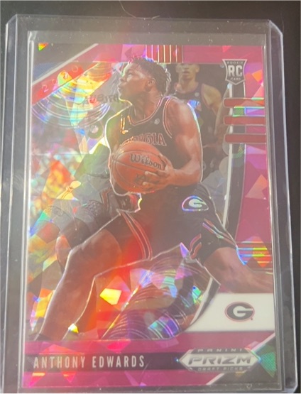 2020-21 Panini Prizm Draft Picks #1 Anthony Edwards — front
