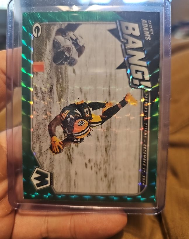 2021 Panini Mosaic Bang! #B-14 Davante Adams — front