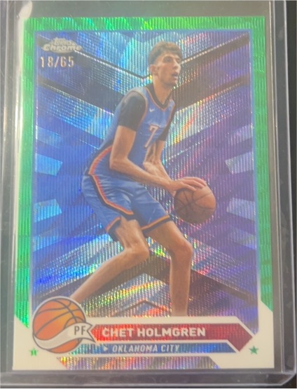 2023-24 Topps Chrome #196 Chet Holmgren — front
