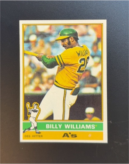 1976 Topps #525 Billy Williams — front