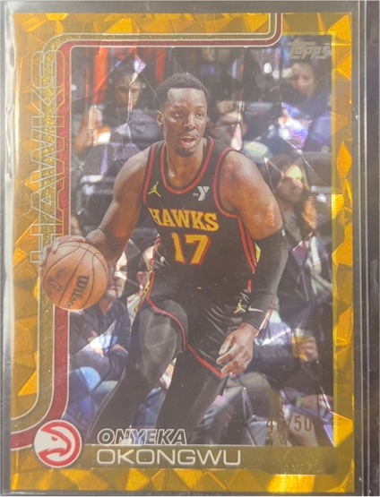 2025-26 Topps #66 Onyeka Okongwu Atlanta Hawks — front