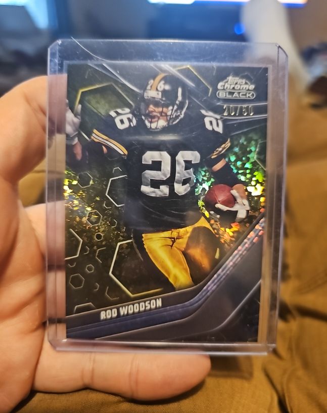 2023 Topps Composite Chrome Black #140 Rod Woodson — front
