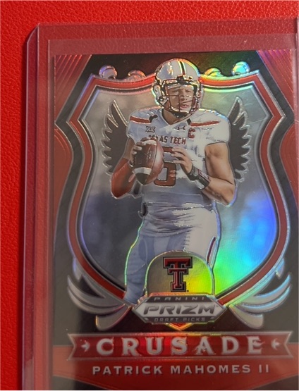 2020 Panini Prizm Draft Picks #80 Patrick Mahomes II Crusade — front