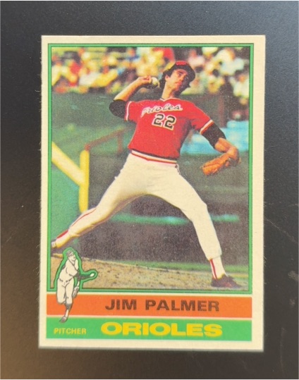 1976 Topps #450 Jim Palmer — front