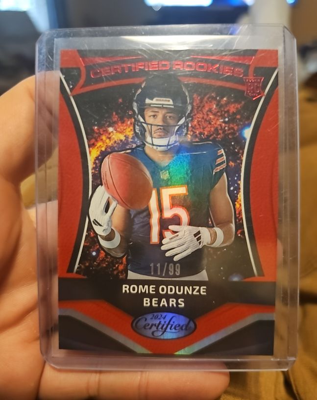 2024 Panini Certified #13 Rome Odunze Certified Rookies — front