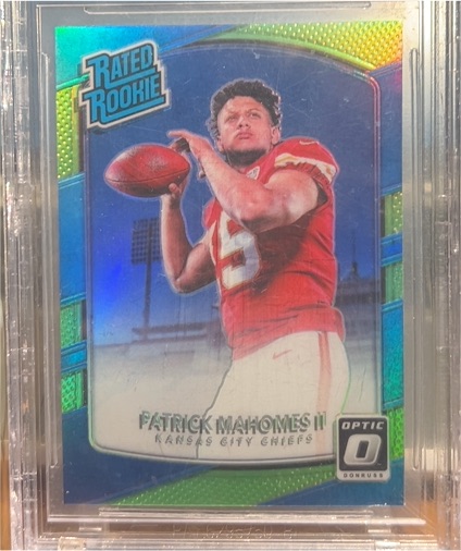 2017 Donruss Optic #177 Patrick Mahomes II Rated Rookie — front