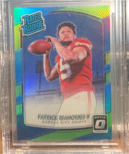 2017 Donruss Optic #177 Patrick Mahomes II — front