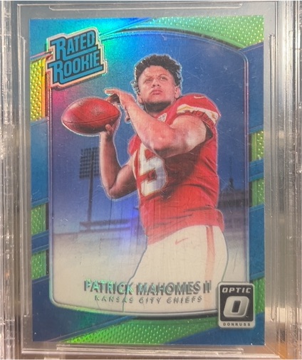 2017 Donruss Optic #177 Patrick Mahomes II — front