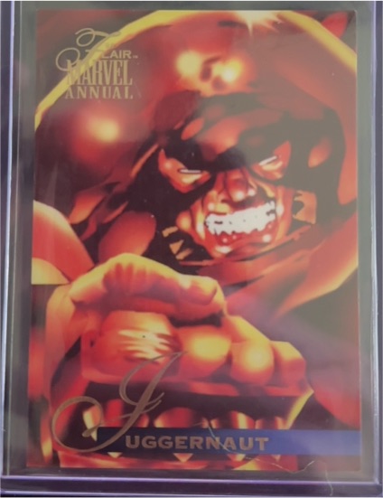1995 Flair Marvel Annual #48 Juggernaut — front