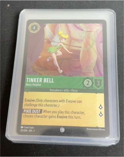 2023 Disney Lorcana The First Chapter #93 Tinker Bell Most Helpful — front