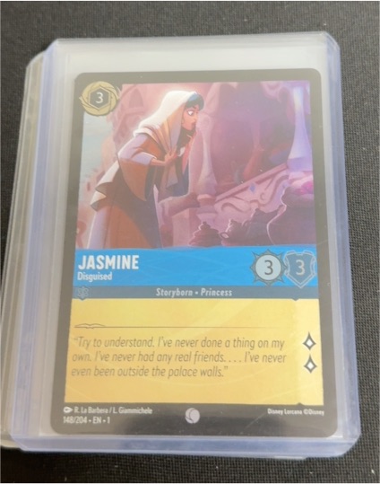 2023 Disney Lorcana The First Chapter #148 Jasmine Disguised — front
