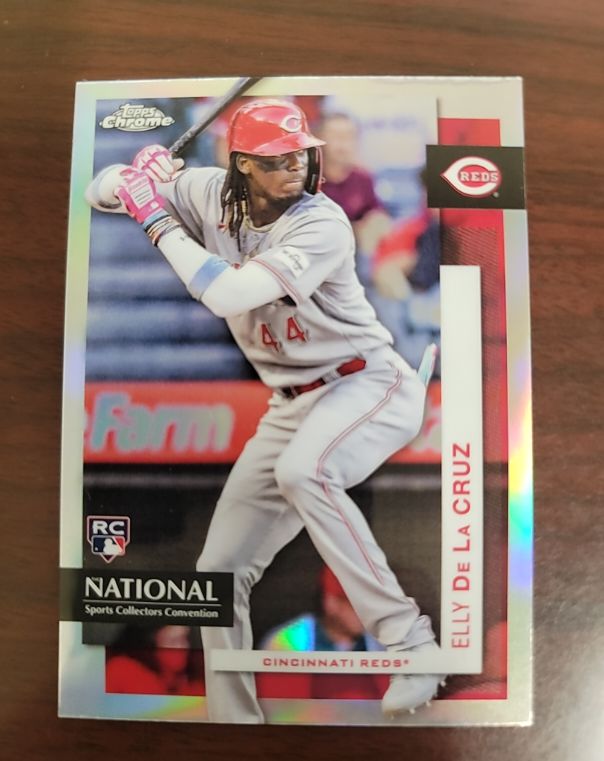 2024 Topps Chrome #MLB-1 Elly De La Cruz — front