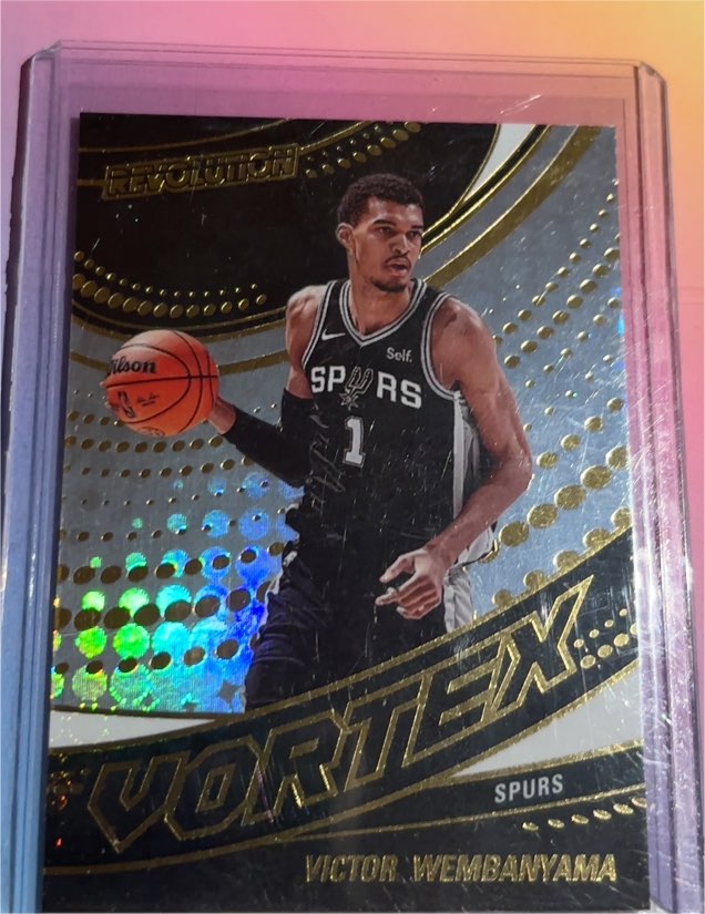 2024-25 Panini Revolution #17 Victor Wembanyama Vortex — front