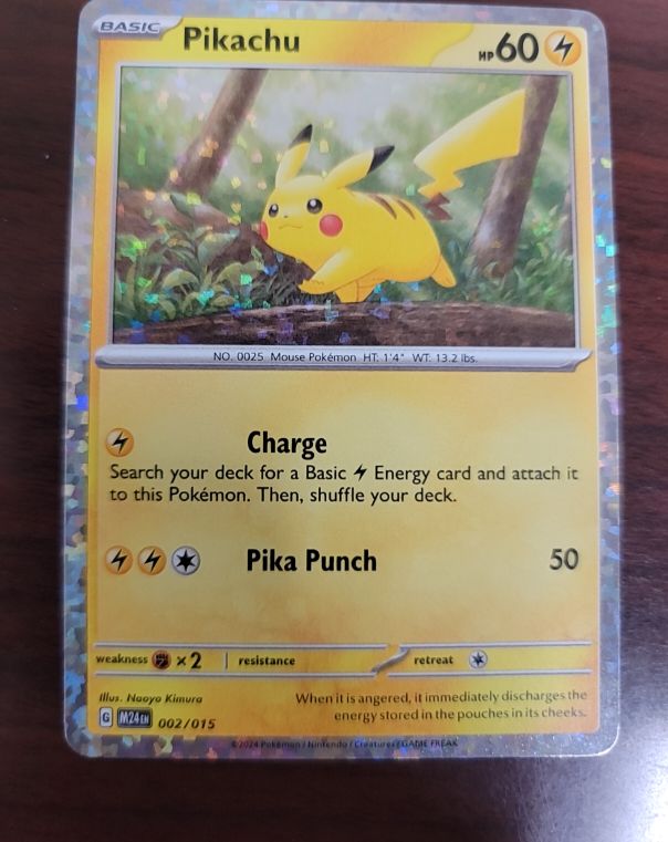 2024 Pokémon McDonald's Promo #002 Pikachu — front