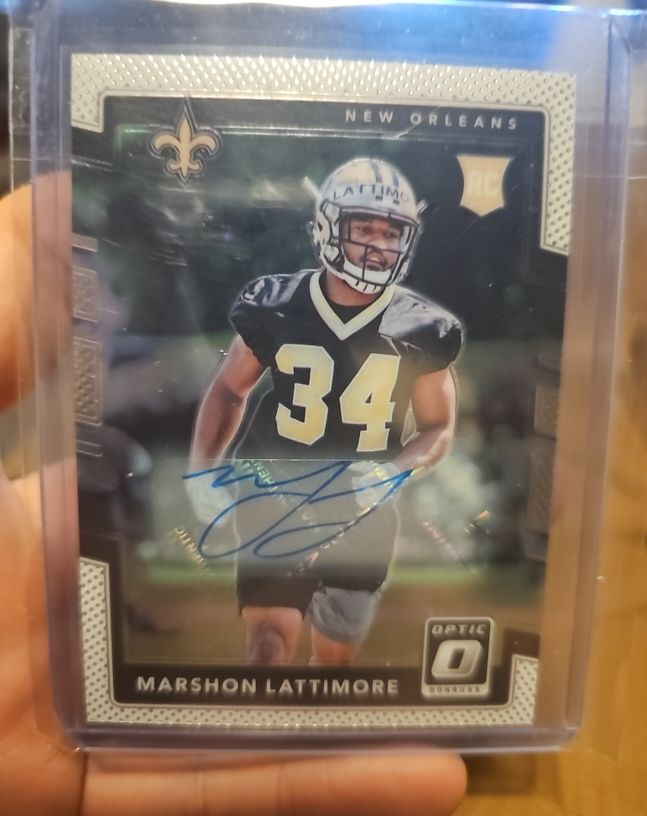 2017 Panini Donruss Optic #136 Marshon Lattimore — front