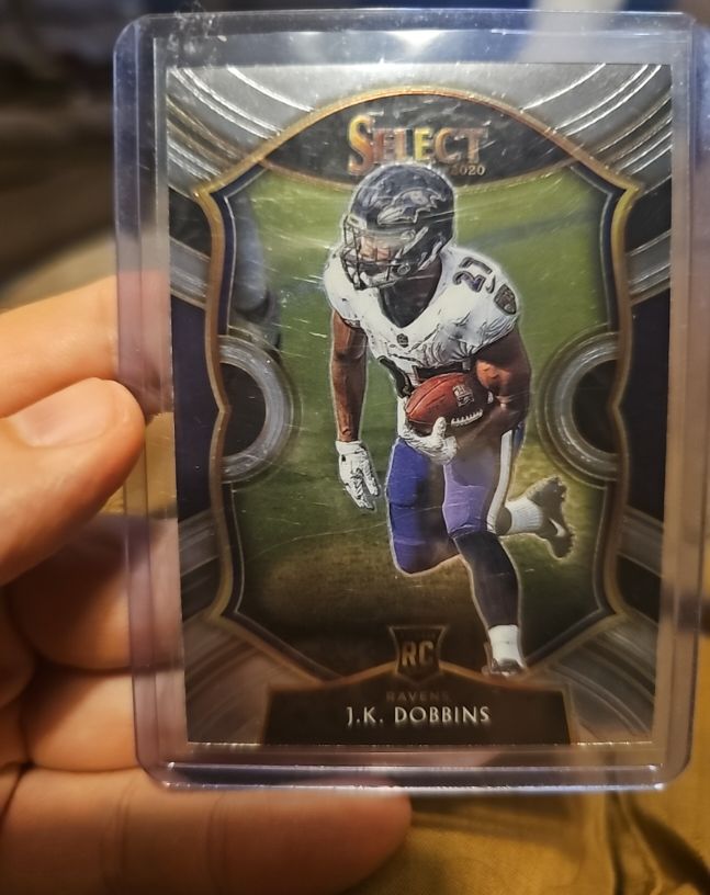 2020 Panini Select #RC J.K. Dobbins — front