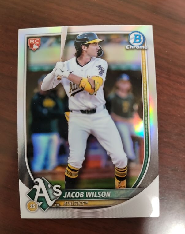 2025 Bowman Chrome #1 Jacob Wilson — front