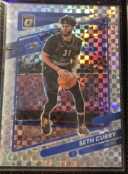 2021-22 Donruss Optic #91 Seth Curry — front