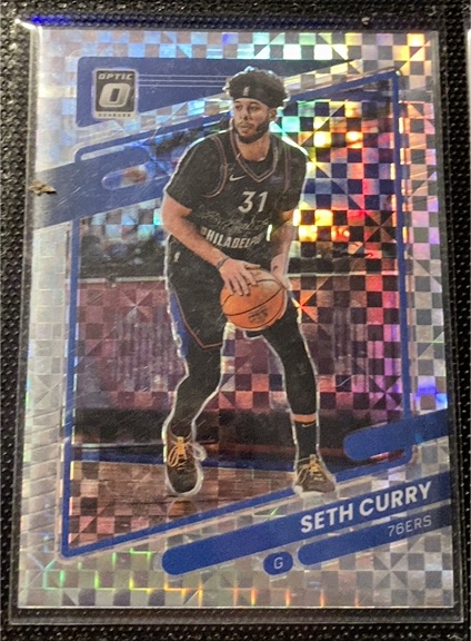 2021-22 Panini Donruss Optic #91 Seth Curry — front