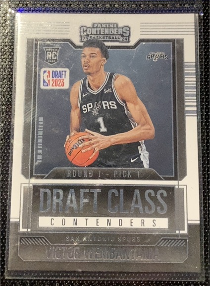 2023-24 Panini Contenders Draft Class Contenders #9 Victor Wembanyama — front