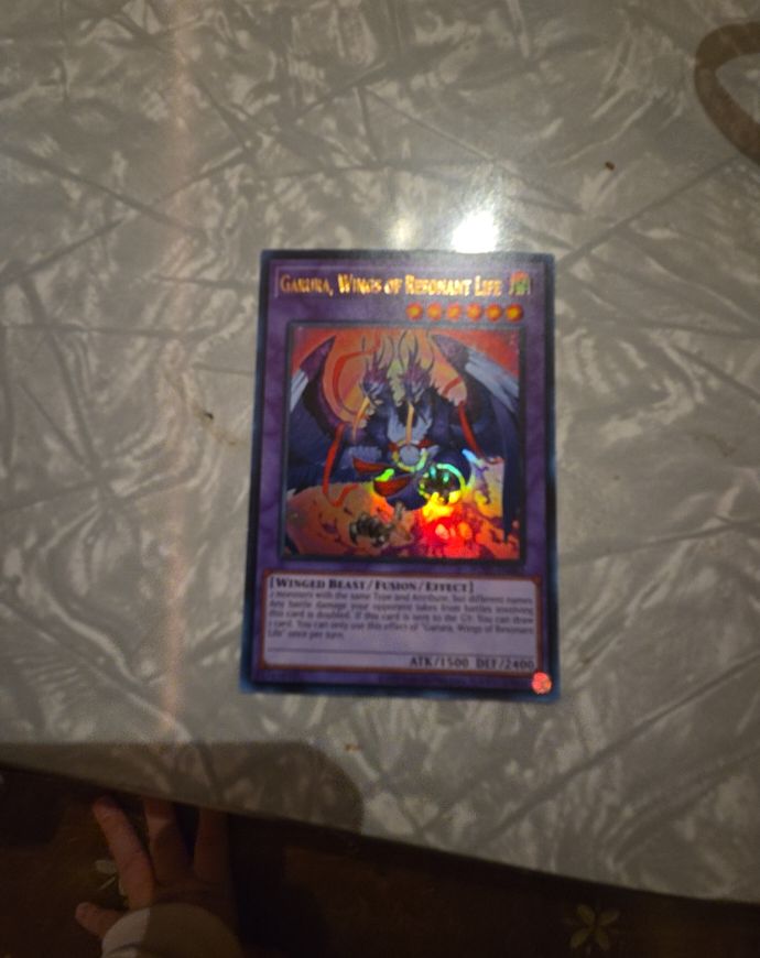 Gagaga, Wings of Redemant Life Yugioh Card — front