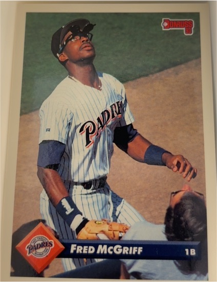 1993 Donruss #390 Fred McGriff — front