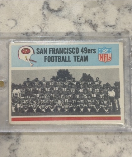 1966 Philadelphia #170 San Francisco 49ers Team Card — front